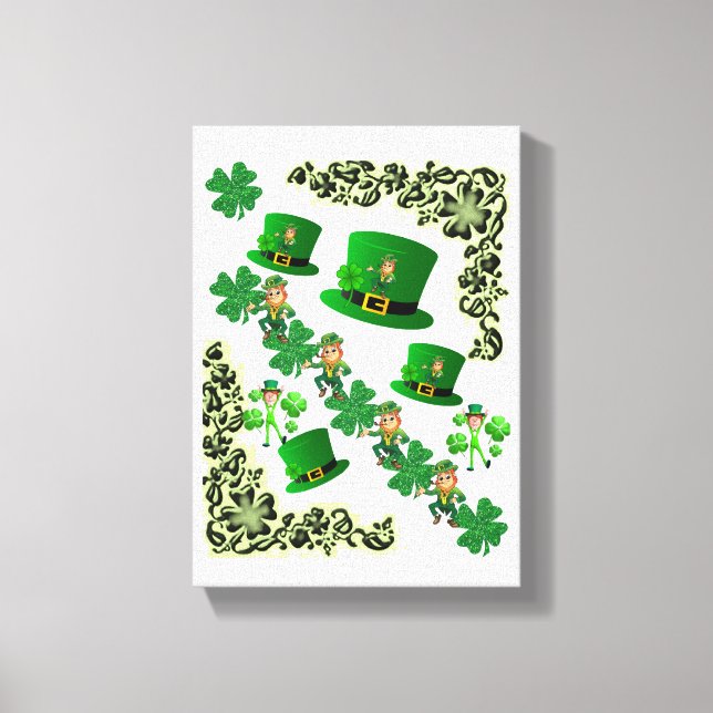 Stretched Kanvastryck St. Patrick's Day (Framsida)