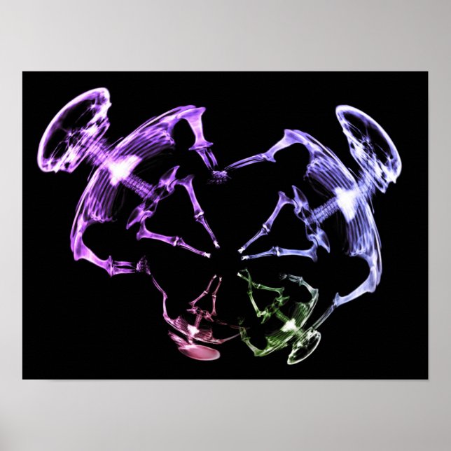 Stretched X-Ray Skeleton Family 1 Poster (Framsidan)