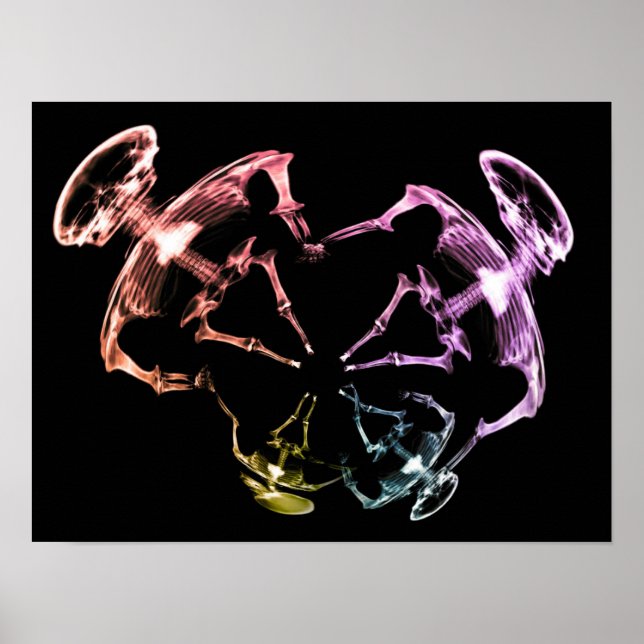 Stretched X-Ray Skeleton Family 3 Poster (Framsidan)