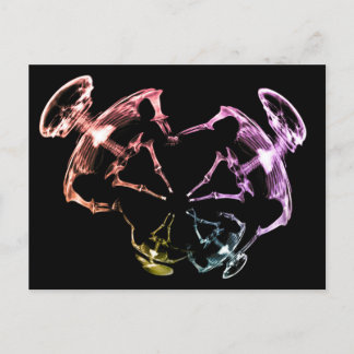 Stretched X-Ray Skeleton Family 3 Vykort