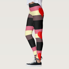 Stretchy Damasker-Toppen för Feedist prideflagga! Leggings