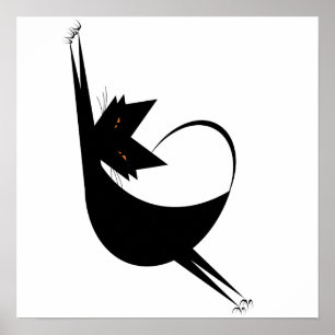 Stretchy katt poster