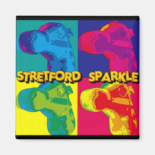 STRETFORD-GNISTRA - FRIDGE MAGNET (Framsidan)