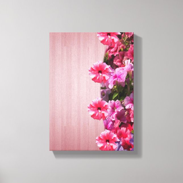 Stretsad Kanvastryck Mors dag Blommigt (Framsida)