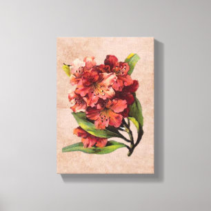 Stretsad Kanvastryck Mors dag Blommigt