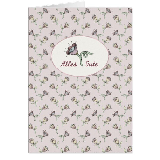 Streublümchen I Alles Gute Hälsningskort (Framsidan)