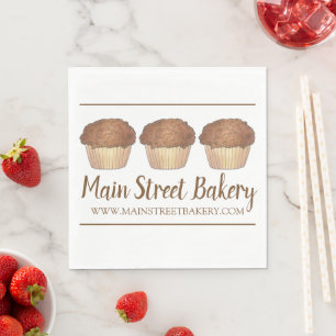 Streusel Crumb Muffin Baked by Bakery Baker Food Pappersservett