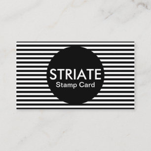 striate frimärkekortet visitkort