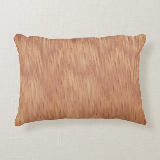 Striated Beige Pillow Prydnadskudde (Framsidan)
