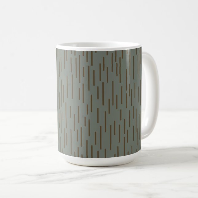 Strichtarn Raindrop Kamouflage Regnmönster Kamoufl Kaffemugg (Framsida höger)