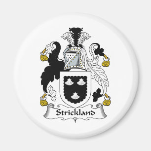 Strickland familjvapensköld magnet