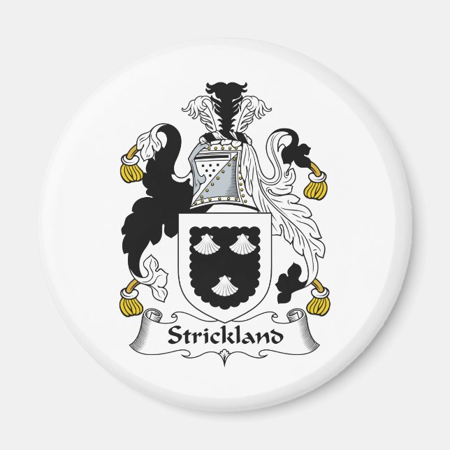 Strickland Family Crest Magnet (Framsidan)