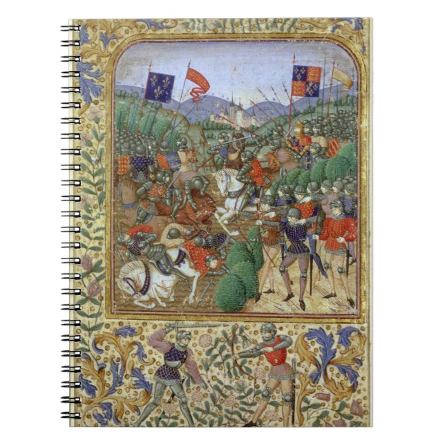 Strid av Agincourt, Oktober 25th 1415 (w/c på pap Anteckningsbok (Framsidan)