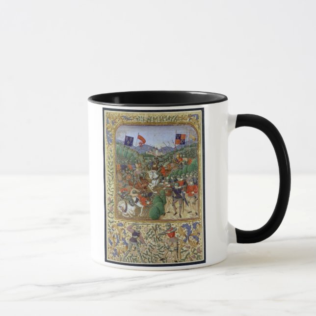 Strid av Agincourt, Oktober 25th 1415 (w/c på pap Mugg (Höger)