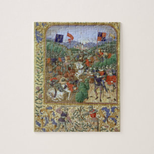 Strid av Agincourt, Oktober 25th 1415 (w/c på pap Pussel