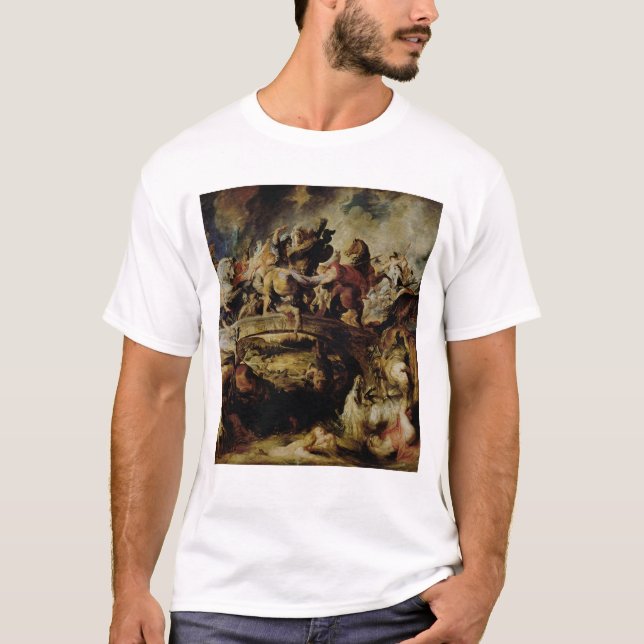 Strid av amasonerna och grekerna, c.1617 tröja (Framsida)