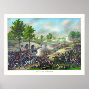 Strid av Antietam Poster