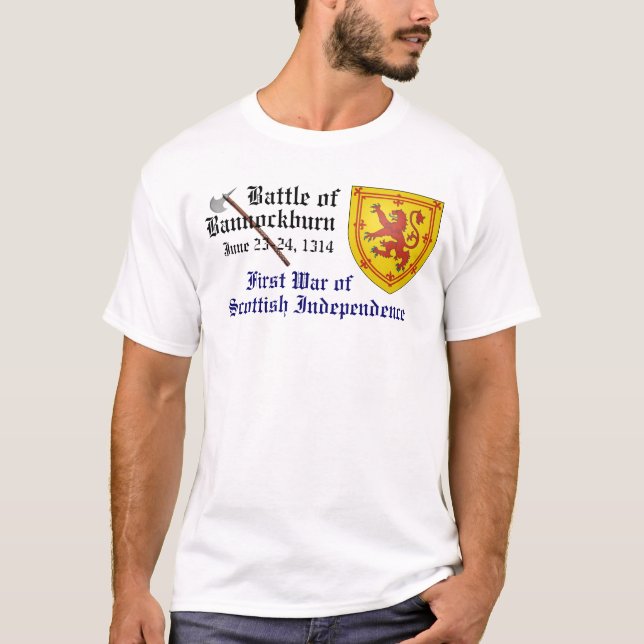 Strid av Bannockburn Tee Shirt (Framsida)
