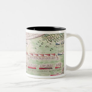 Strid av Camden, 1780 Två-Tonad Mugg