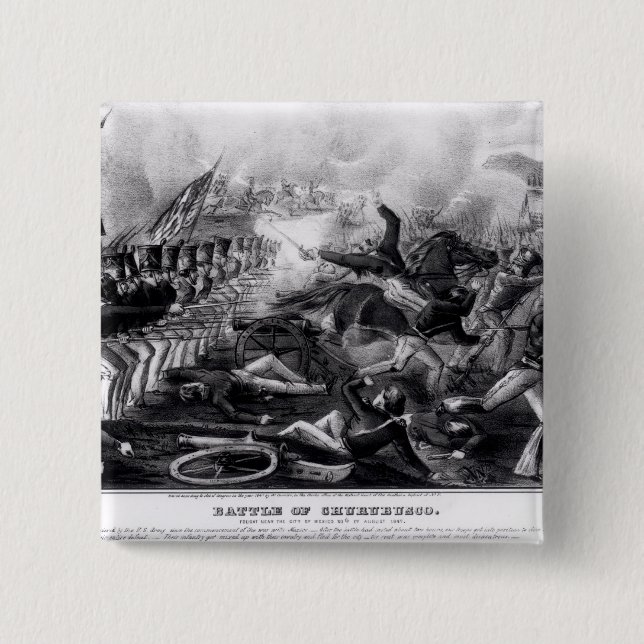 Strid av Churubusco Knapp (Framsida)