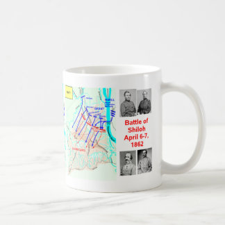 Strid av den Shiloh kartakoppen Kaffemugg