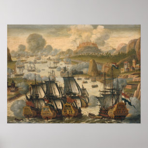 Strid av den Vigo fjärden Poster