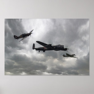 Strid av det Britannien minnesmärkeflyg Poster