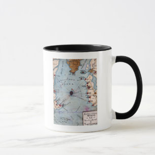 Strid av fort Sumter - panorama- inbördeskrig Mugg