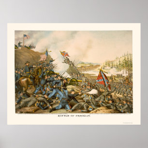 Strid av Franklin vid Kurz och Allison 1864 Poster