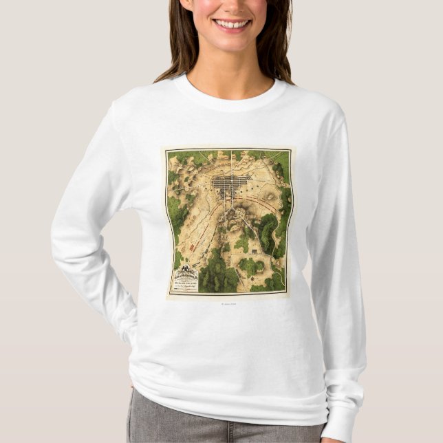 Strid av Gettysburg 10 Tee Shirt (Framsida)