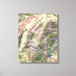 Strid av Gettysburg 5 Canvastryck