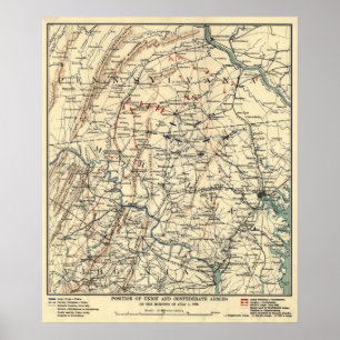 Strid av Gettysburg 5 Poster