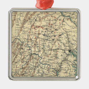 Strid av Gettysburg 9 Julgransprydnad Metall