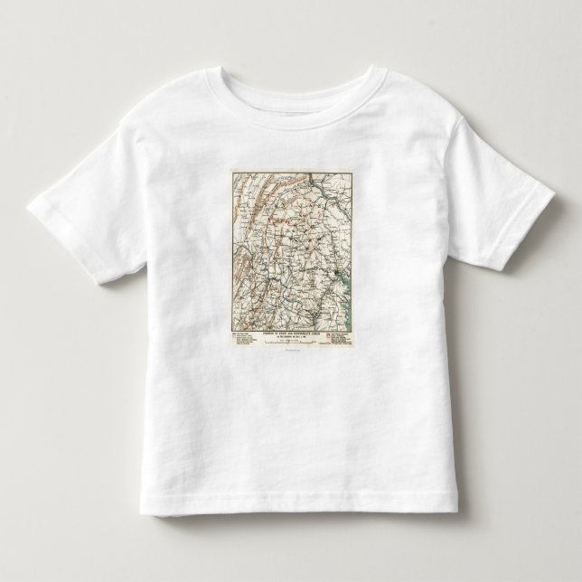Strid av Gettysburg 9 Tee Shirt (Framsida)