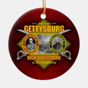 Strid av Gettysburg Julgransprydnad Keramik