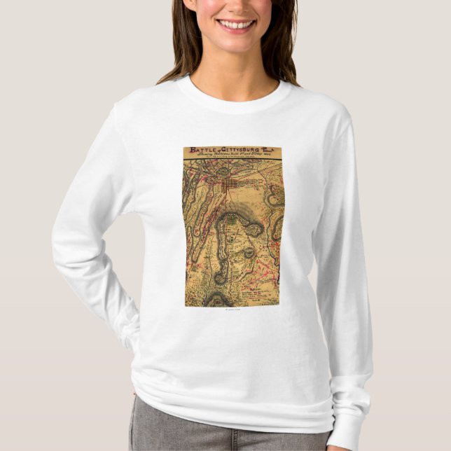 Strid av Gettysburg Tee Shirt (Framsida)
