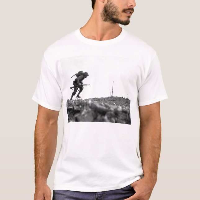 Strid av Iwo Jima Tee Shirt (Framsida)