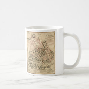 Strid av kartan 1784 för Brandywine Kaffemugg