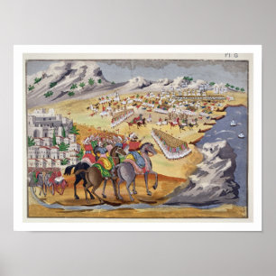 Strid av Langada och Compoti i 1821, från Pien Poster