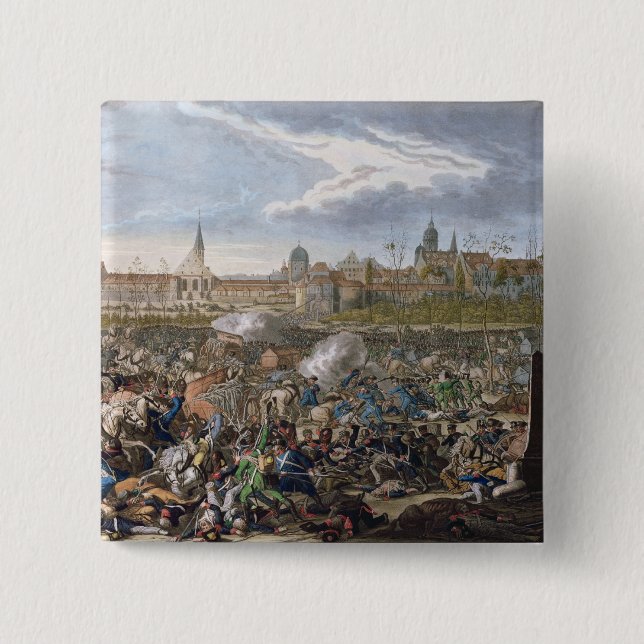 Strid av Leipzig, 19th Oktober 1813 Knapp (Framsida)