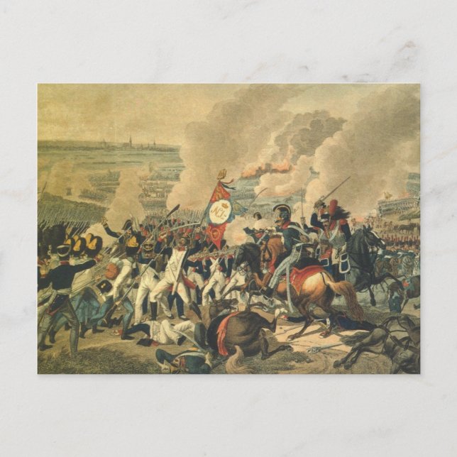 Strid av Leipzig Vykort (Framsida)