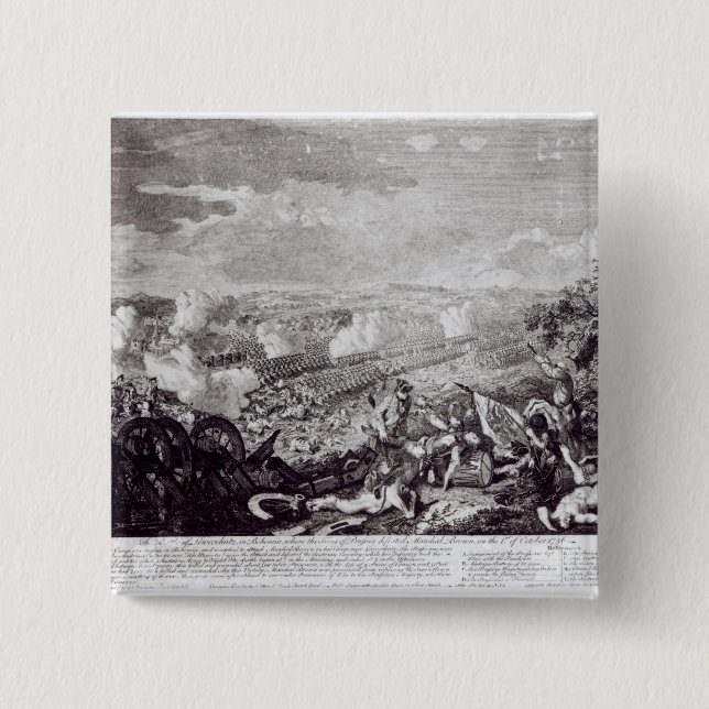 Strid av Lobositz, 1st Oktober 1756 Knapp (Framsida)