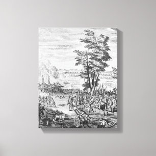 Strid av Malplaquet Canvastryck