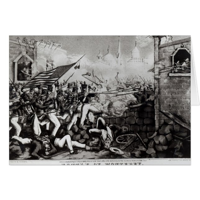 Strid av Monterey Hälsningskort (Framsidan Horizontal)