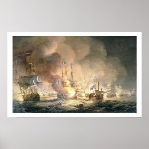 Strid av Nilen, 1st Augusti 1798 på 10pm, 1834 Poster