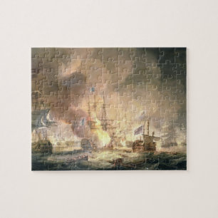 Strid av Nilen, 1st Augusti 1798 på 10pm, 1834 Pussel