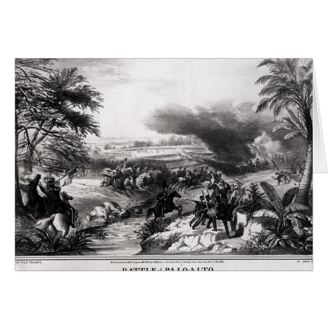 Strid av Palo Alto Hälsningskort (Framsidan Horizontal)