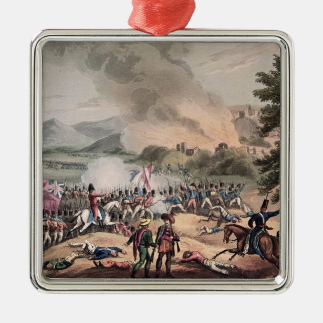 Strid av Pombal som inristas av Thomas Sutherland Julgransprydnad Metall (Framsidan)
