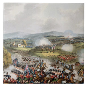 Strid av Quatre behå, Juni 16th 1815, från 'Met Kakelplatta