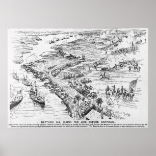 Strid av Santiago Poster